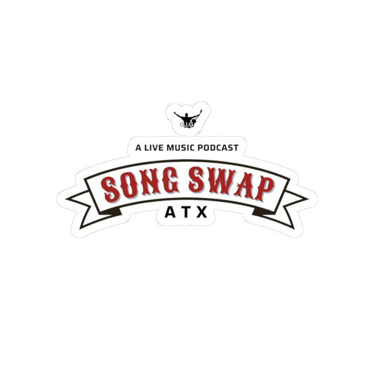 Song Swap ATX Kiss-Cut Stickers