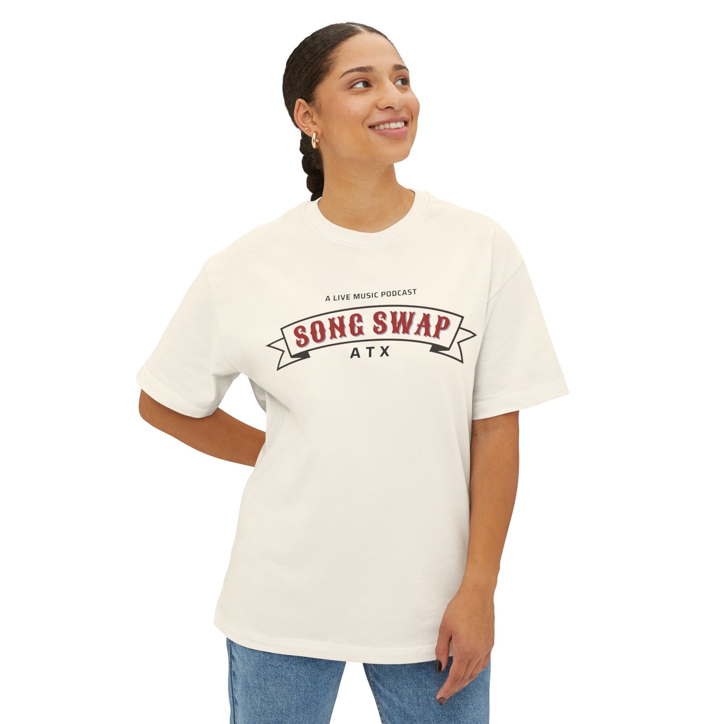 Song Swap ATX Official Oversized Tee